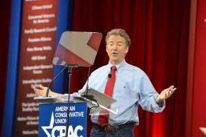 Photo by David Fishman: Sen. Rand Paul spoke at CPAC and came up first in the annual straw poll